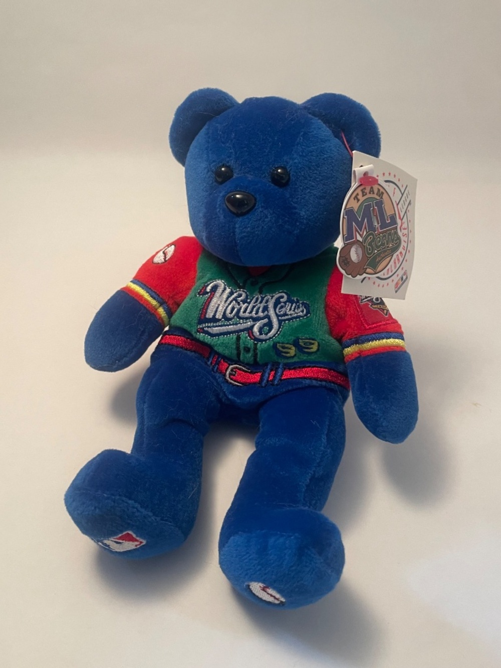 1999 World Series Commemorative Bear Team ML Bears Plush with Tags Vintage MLB